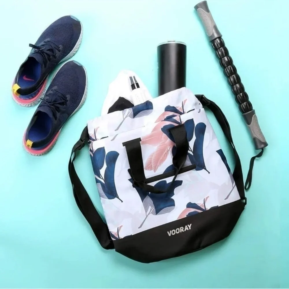 Black and Floral Women's Bag